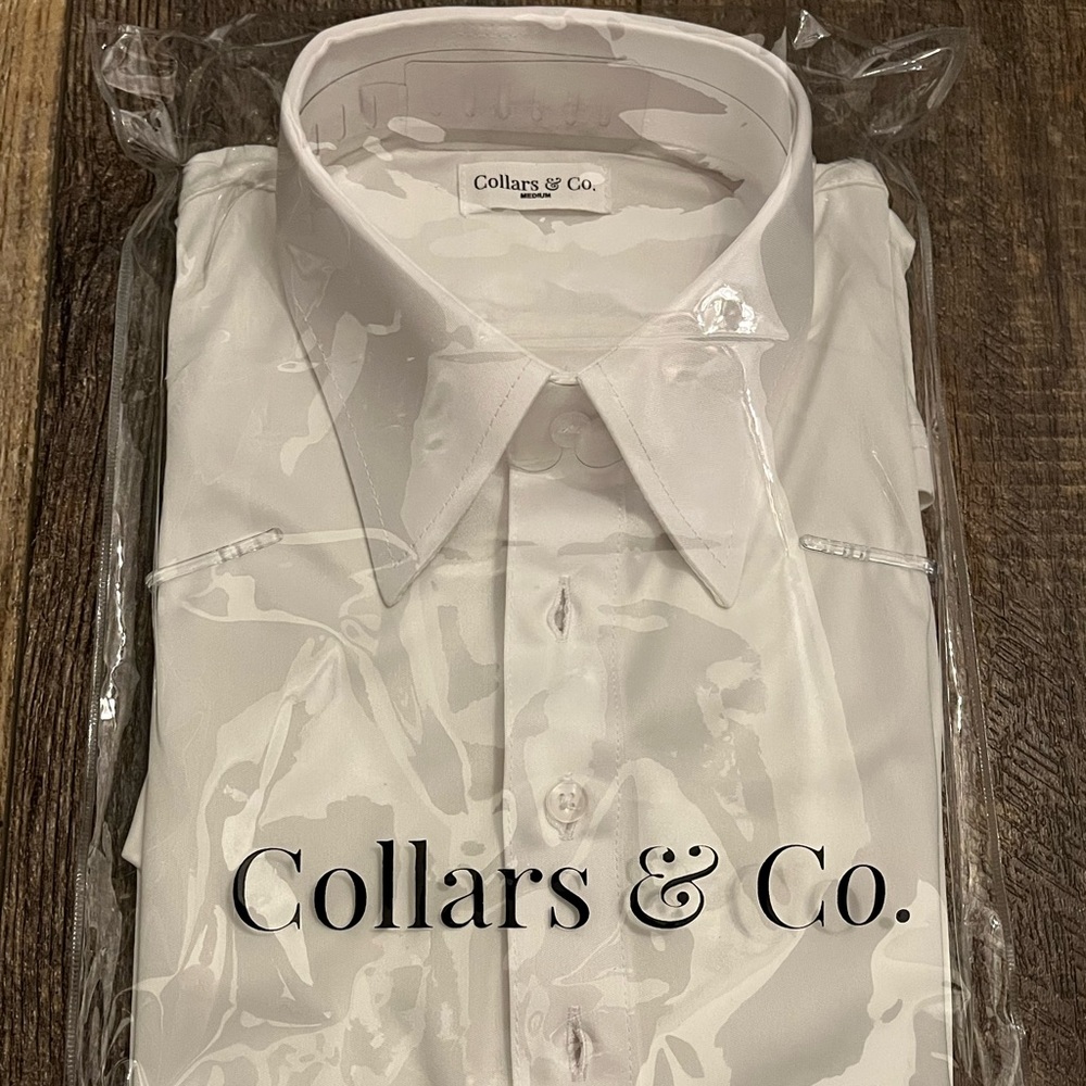 Collars & Co White Original Dress Collar size Medium